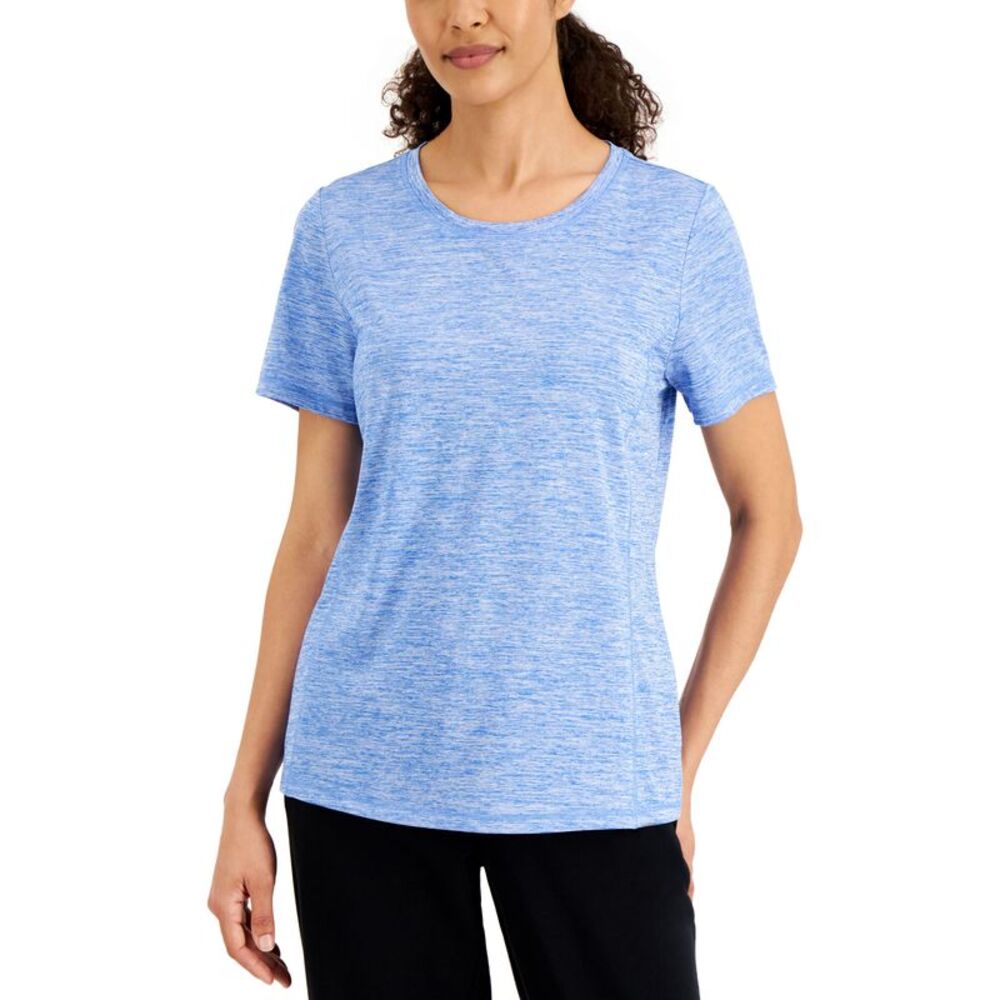 Karen Scott Womens Space Dyed Top